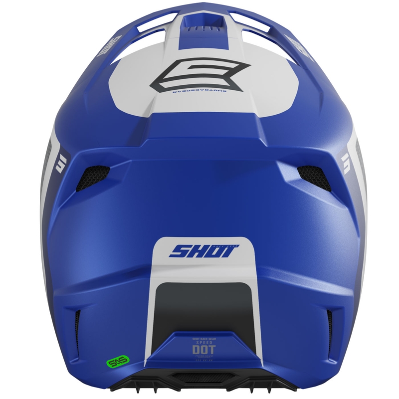 Motokrosová přilba Shot Speed Hybrid matná modrá