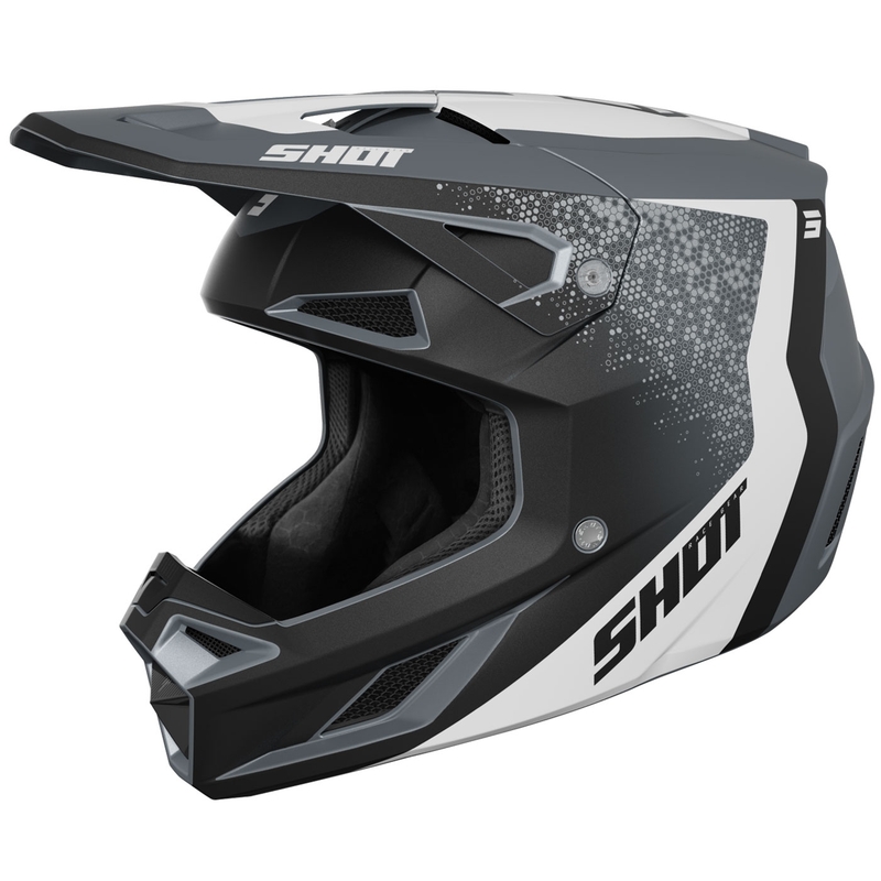 Motokrosová přilba Shot Speed Hybrid matná šedá