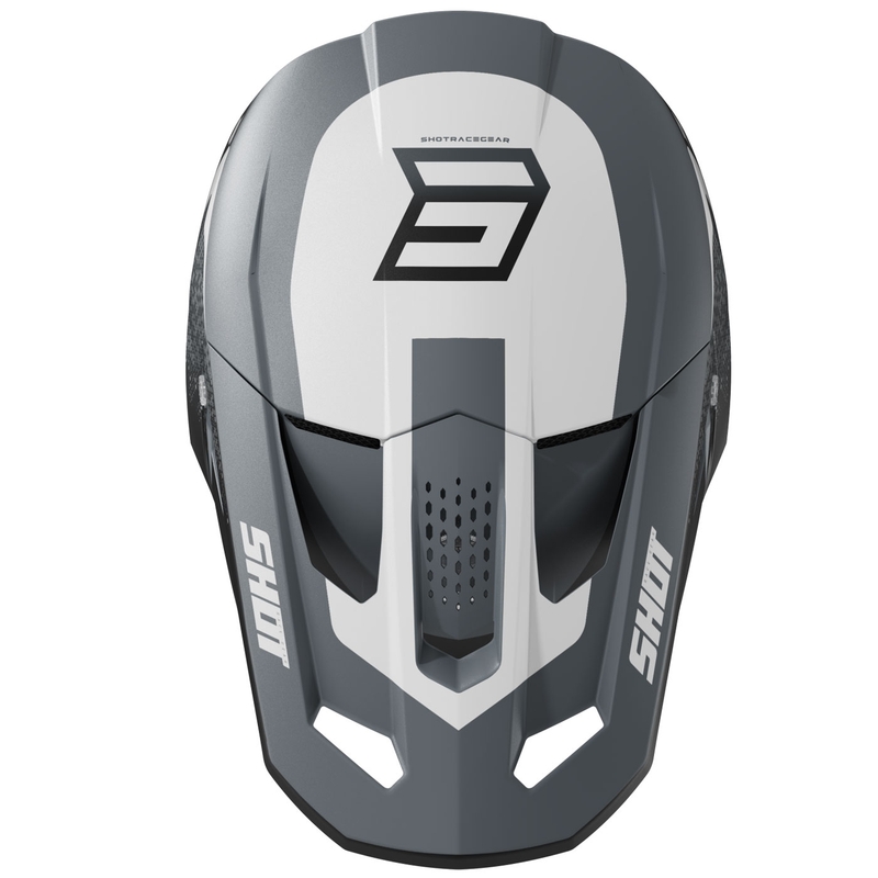 Motokrosová přilba Shot Speed Hybrid matná šedá
