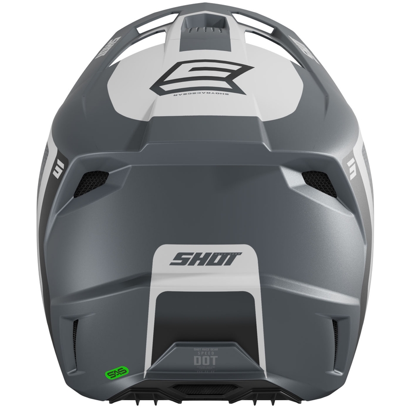 Motokrosová přilba Shot Speed Hybrid matná šedá