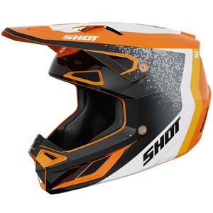 Motokrosová přilba Shot Speed Hybrid lesklá oranžová