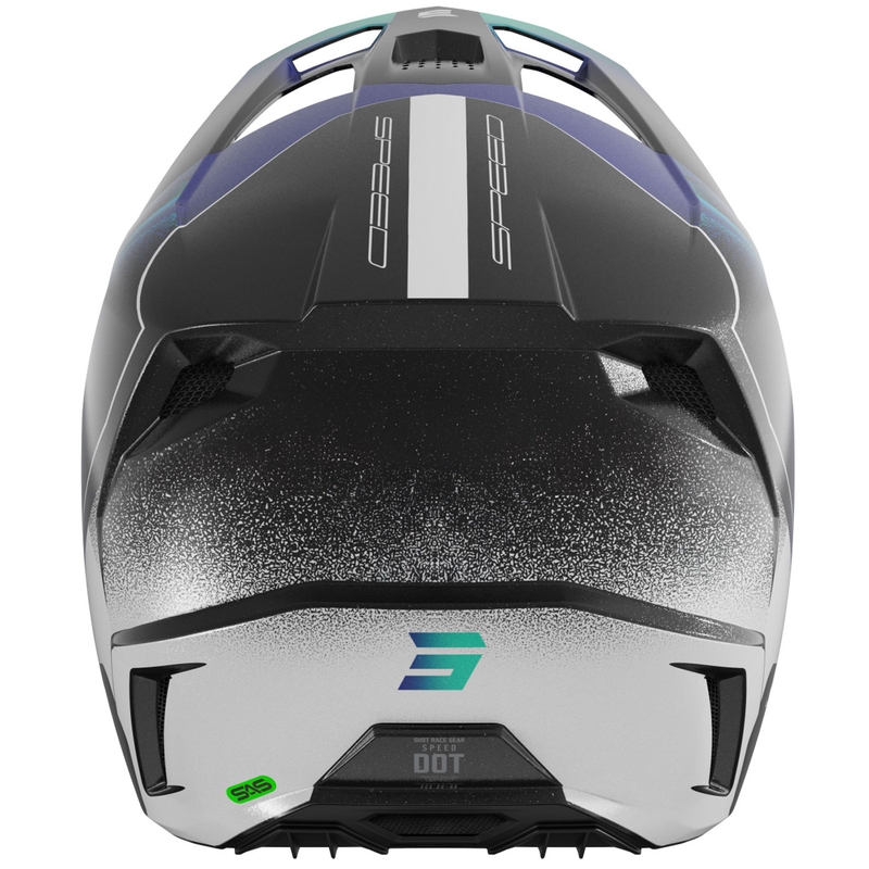 Motokrosová přilba Shot Speed Olymp perleťově modrá