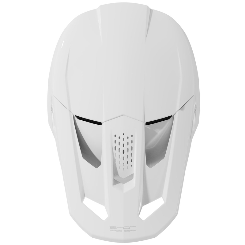 Motokrosová helma Shot Speed Solid lesklá bílá