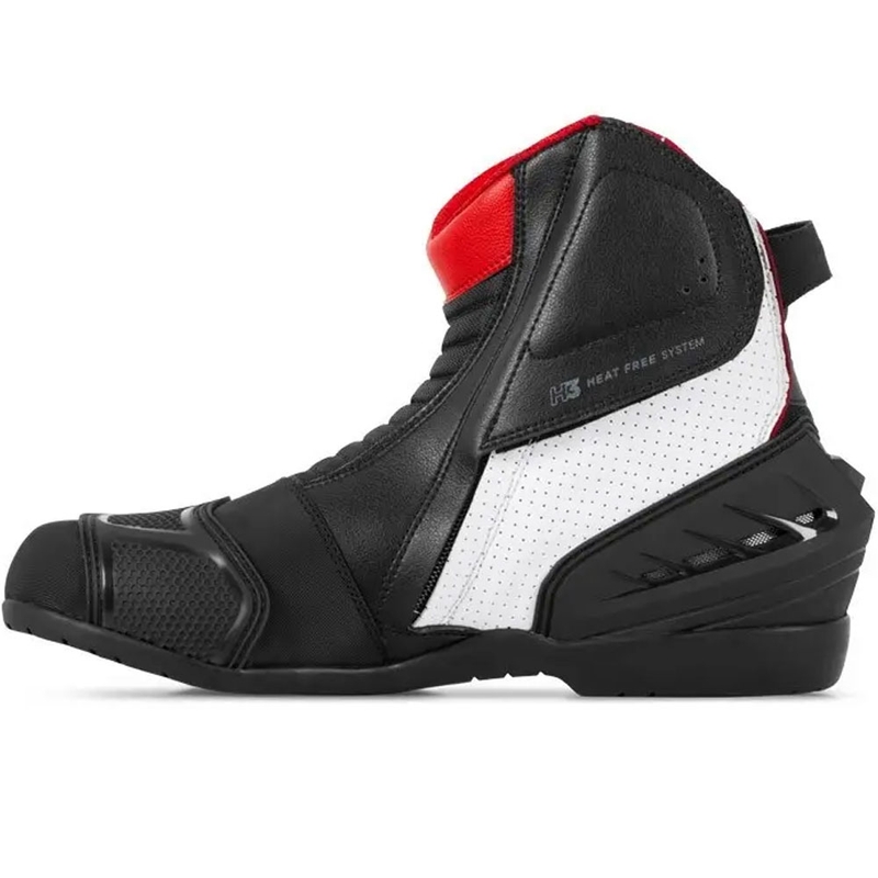 Boty na motorku Shima SX-6 černo-bílo-červené