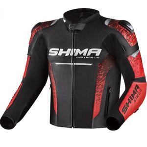 Bunda na motorku Shima STR 2.0 černo-červená