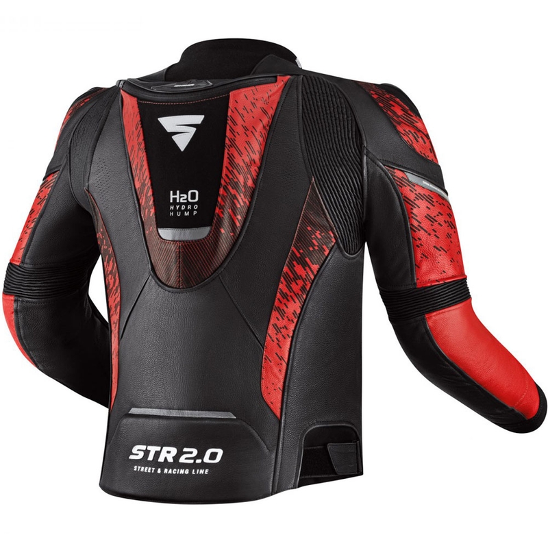 Bunda na motorku Shima STR 2.0 černo-červená