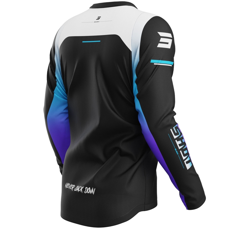 Motokrosový dres Shot Devo Block fialový