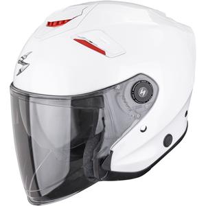 Otevřená helma na motorku Scorpion EXO-GT Jet Solid perleťově bílá