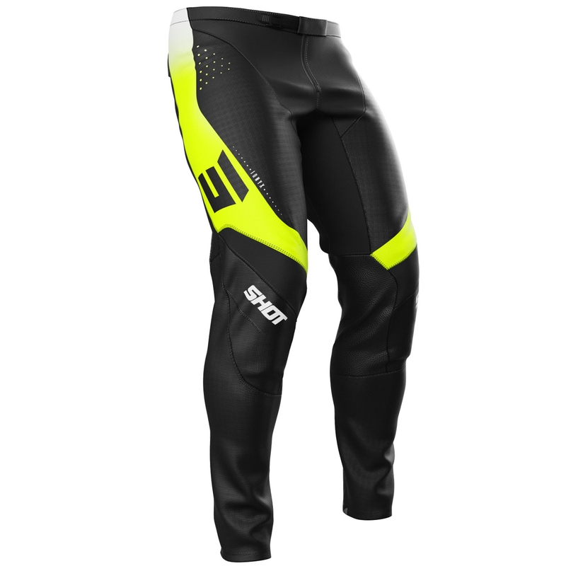 Motokrosové kalhoty Shot Contact Ionyx fluo žluté