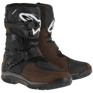 Boty na motorku Alpinestars Belize Oiled Drystar hnědé