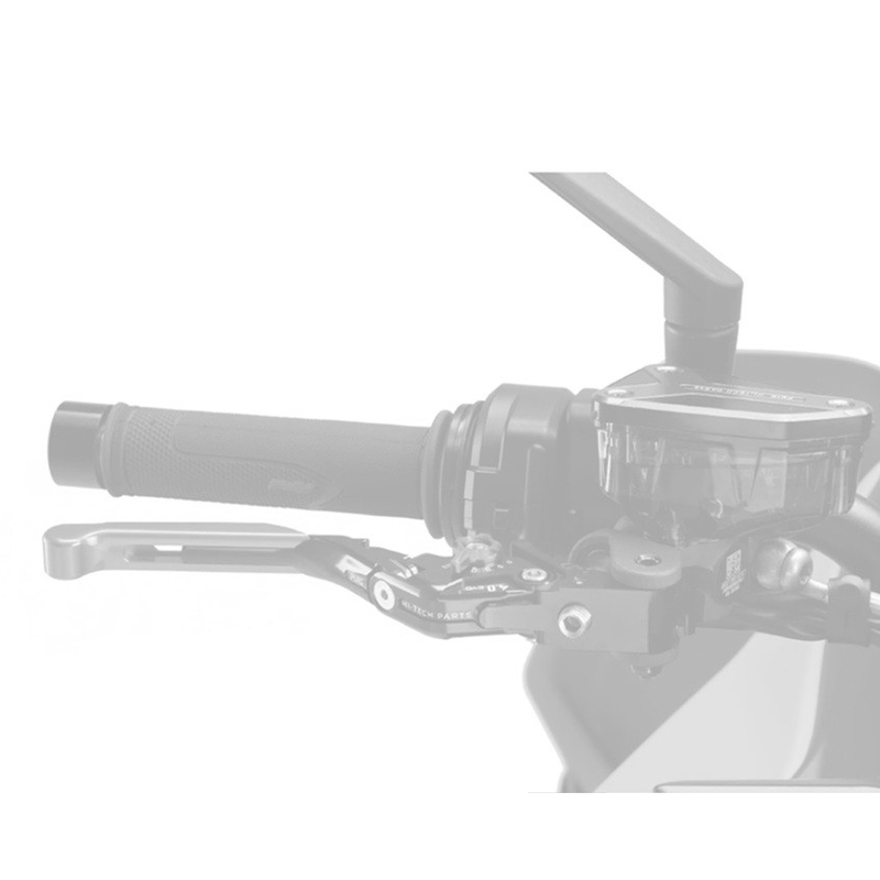 Páčka spojky bez adaptéru PUIG 4.0 rozšiřitelná skládací černá/červená