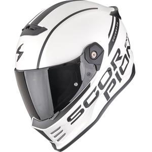 Integrální helma na motorku Scorpion Covert FX Danko matná perleťově bílo-černá