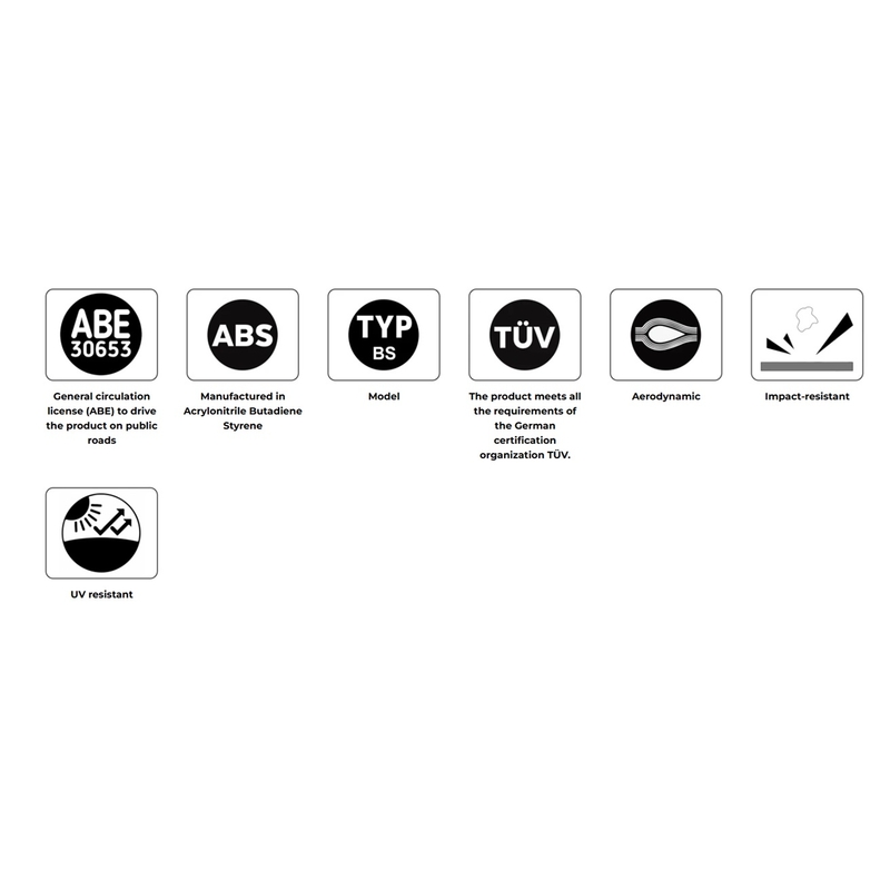 Spoiler motoru PUIG karbonový vzhled včetně samolepek