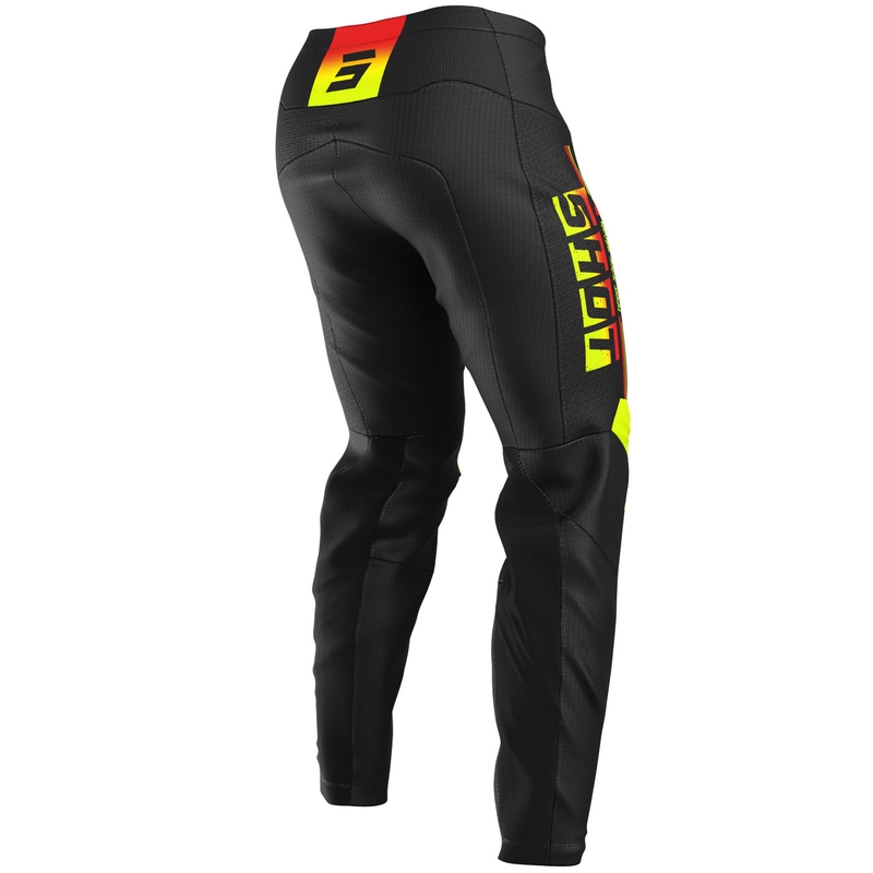 Motokrosové kalhoty Shot Devo Block fluo žluté