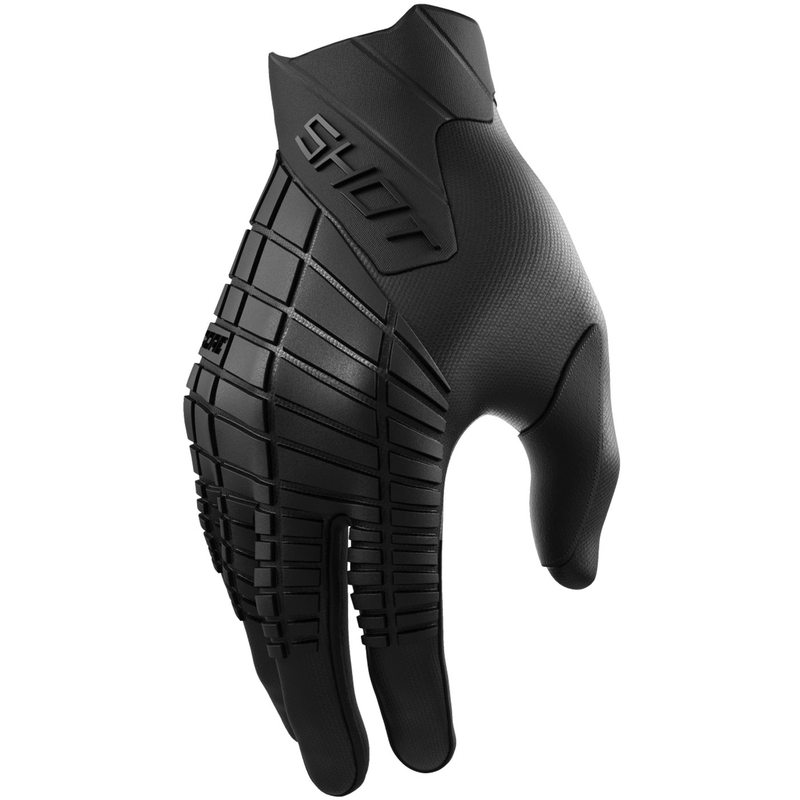 Motokrosové rukavice Shot Core Max černé