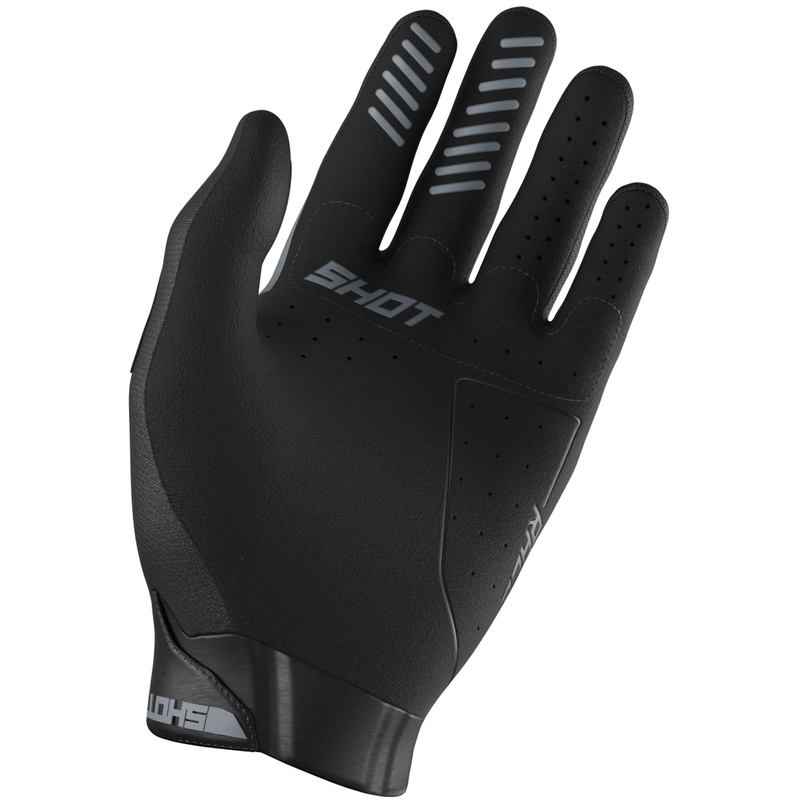Motokrosové rukavice Shot Race Evo černo-šedé