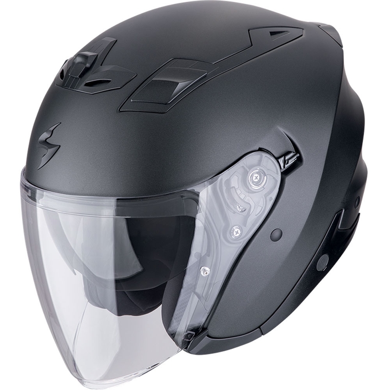 Otevřená helma na motorku Scorpion EXO-Z1 SOLID matná perleťově černá