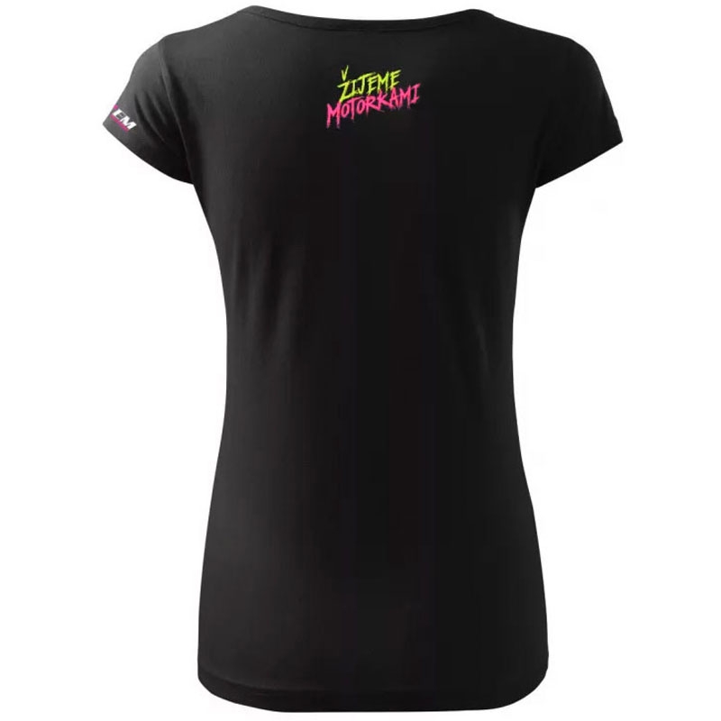 Dámské triko MotoZem - Žijeme motorkami