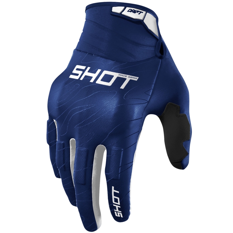 Motokrosové rukavice Shot Drift Onyx modré