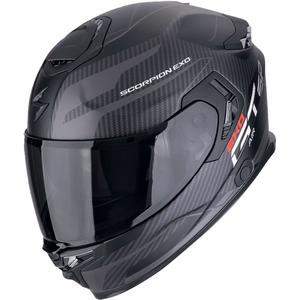 Integrální helma na motorku Scorpion EXO-GT SP AIR FLEX matná černo-stříbrná