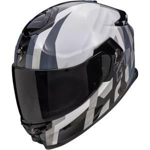 Integrální helma na motorku Scorpion EXO-GT SP AIR TOURADVEN perleťově bílo-stříbrná