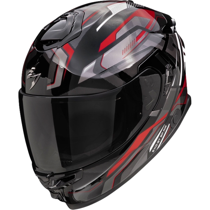 Integrální helma na motorku Scorpion EXO-GT SP Air Augusta černo-šedo-červená výprodej