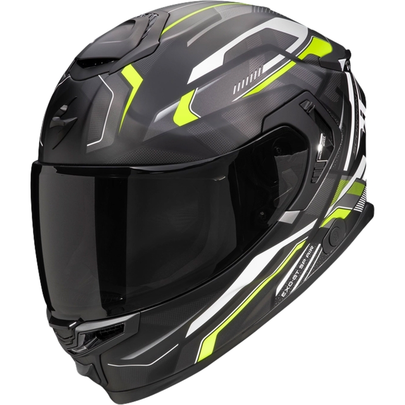 Integrální helma na motorku Scorpion EXO-GT SP Air Augusta černo-šedo-fluo žlutá výprodej