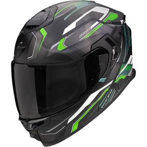 Integrální helma na motorku Scorpion EXO-GT SP Air Augusta černo-šedo-zelená