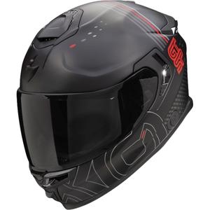 Integrální helma na motorku Scorpion EXO-GT SP AIR TECHLANE černo-šedo-červená
