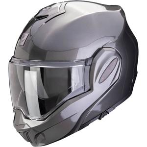 Překlápěcí přilba Scorpion EXO-TECH EVO PRO SOLID metalická šedá