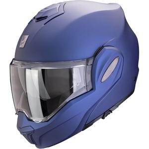 Překlápěcí přilba Scorpion EXO-TECH EVO PRO SOLID matná metalická modrá
