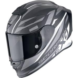 Integrální helma na motorku Scorpion EXO-R1 EVO CARBON AIR RUNNER matná černo-bílá