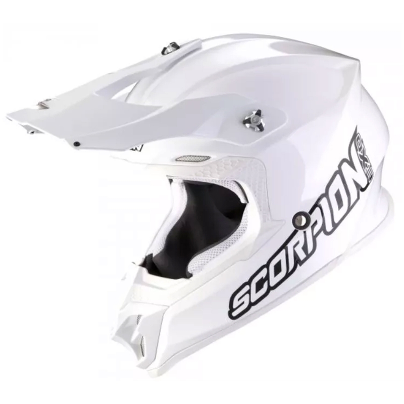 Motokrosová přilba Scorpion VX-16 EVO AIR Solid bílá