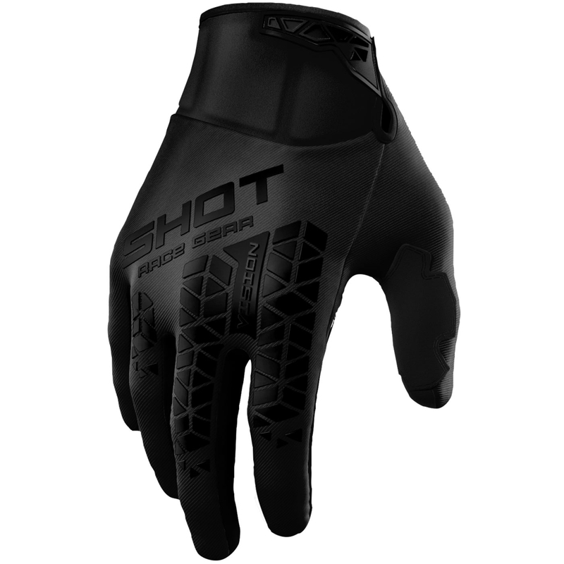 Motokrosové rukavice Shot Vision Tech černé