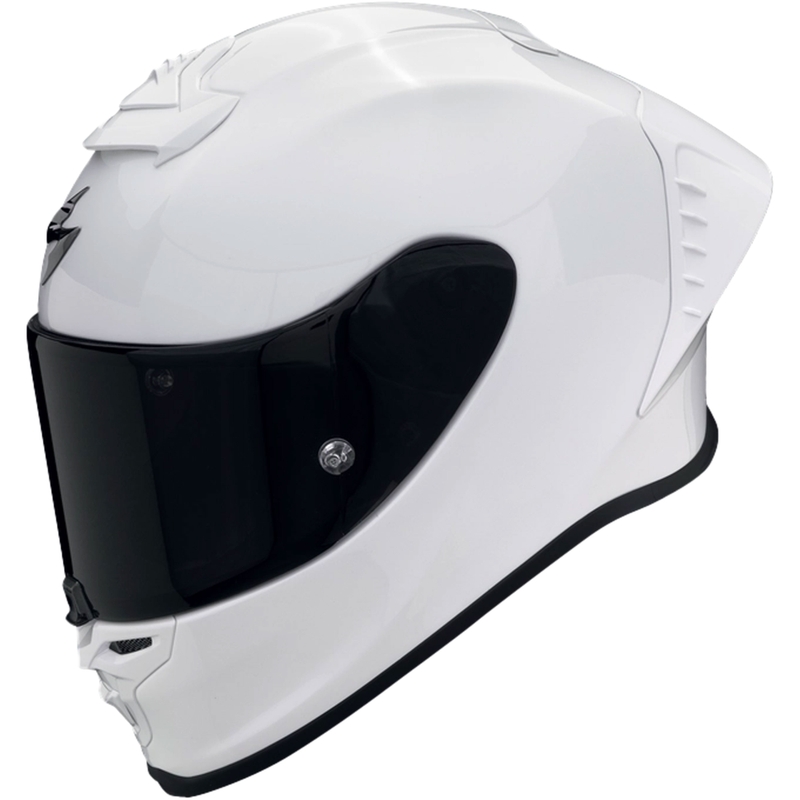 Integrální helma na motorku Scorpion EXO-R1 EVO AIR FIM Racing #1 Solid perleťově bílá