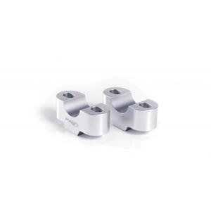 Zvýšení řidítek PUIG 22116P stříbrná height 30mm, d 29mm