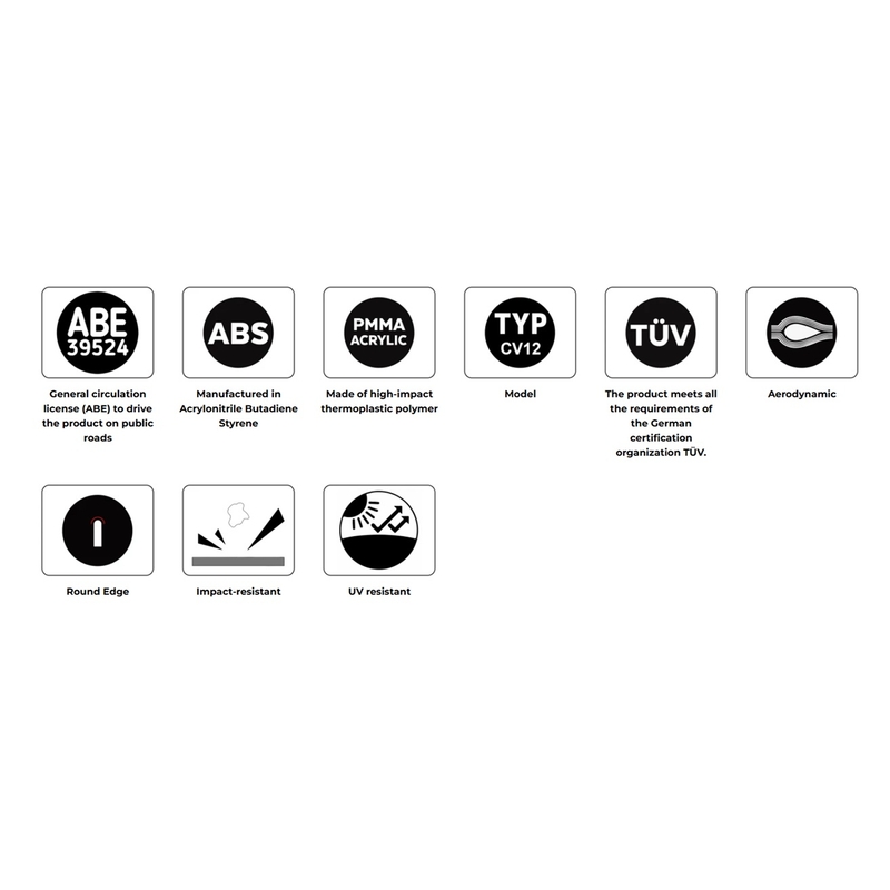 Plexi štít PUIG MIRAGE TOURING tmavá kouřová