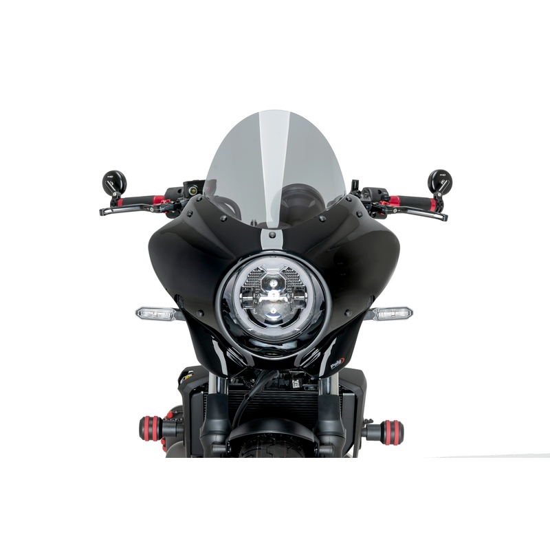 Plexi štít PUIG MIRAGE TOURING kouřová