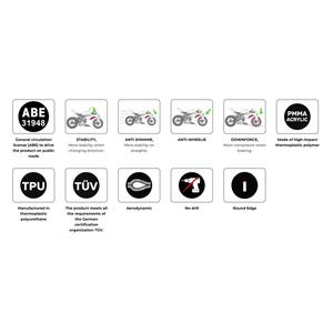 Boční spoilery PUIG RACE 21223N černý