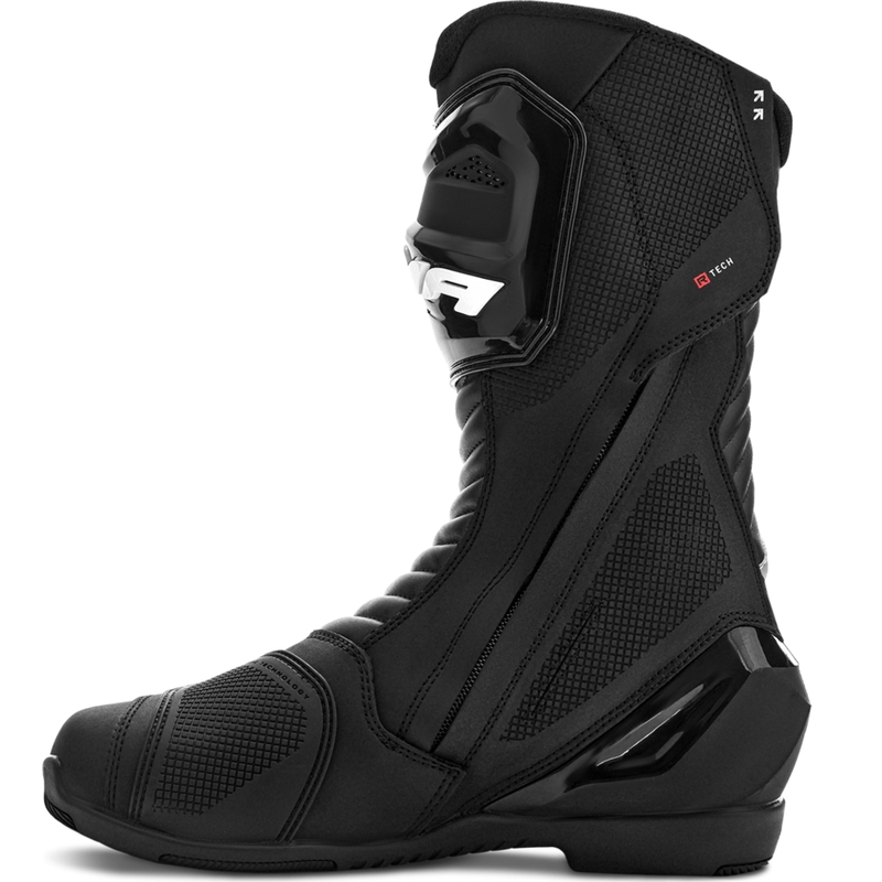 Boty na motorku Shima RX-3 černo-fluo červené
