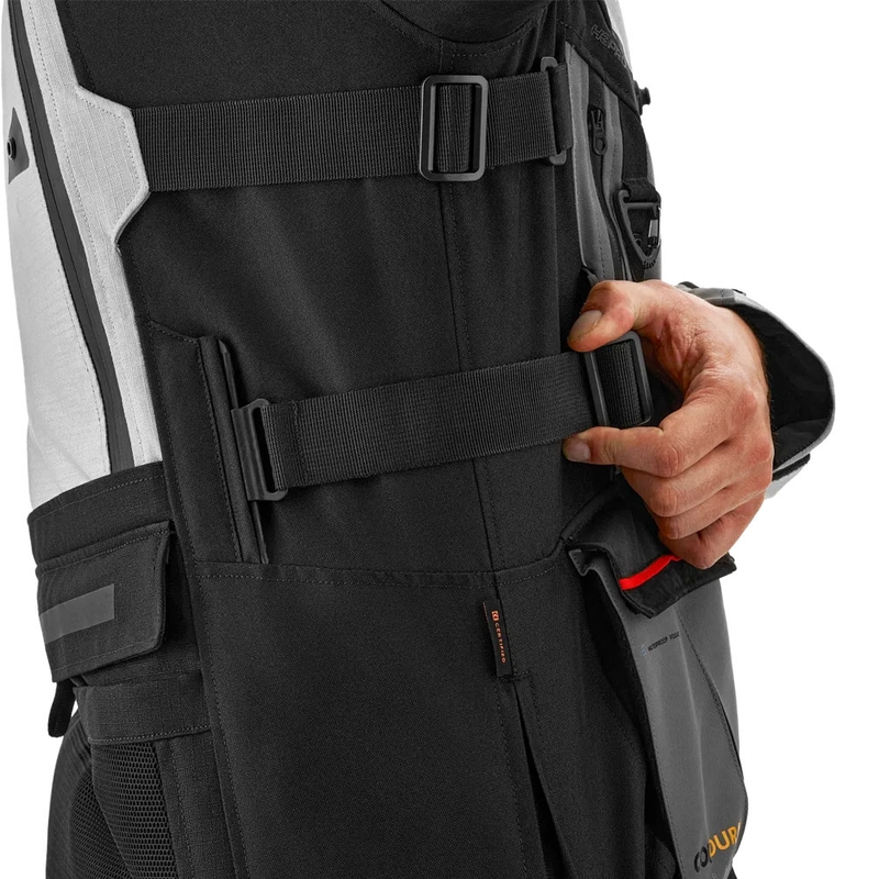 Bunda na motorku Shima Tracker světle šedá