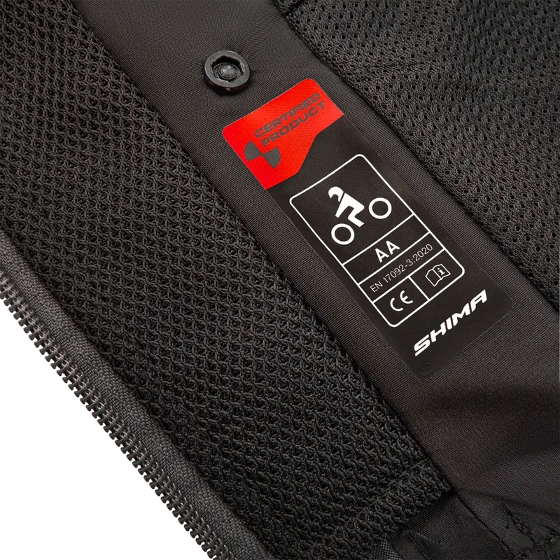 Bunda na motorku Shima Tracker světle šedá