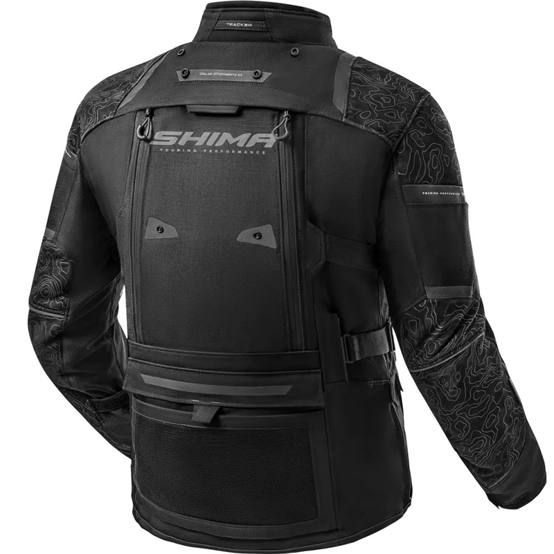 Bunda na motorku Shima Tracker černá