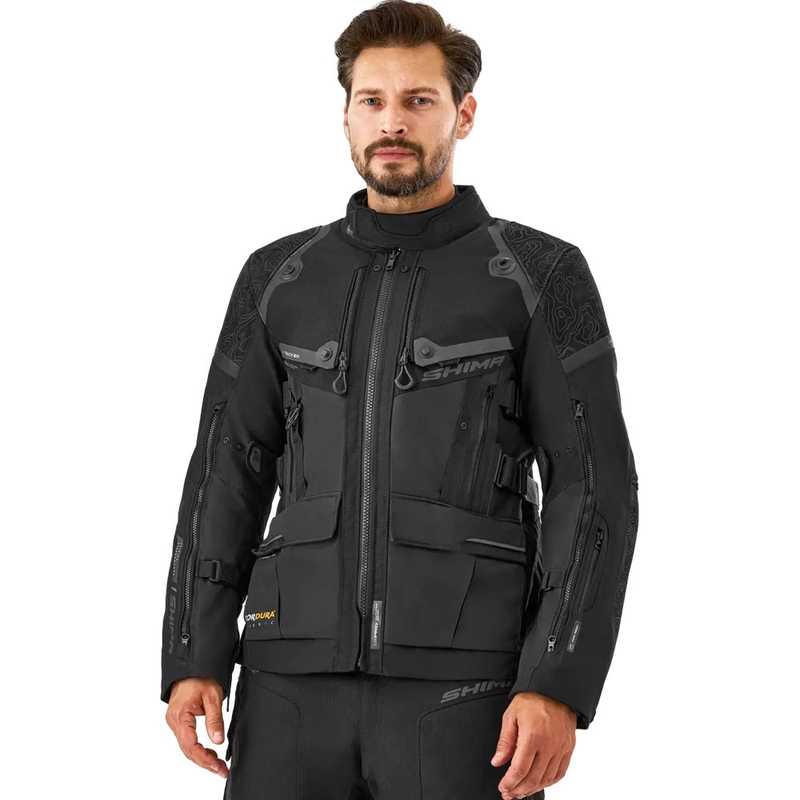 Bunda na motorku Shima Tracker černá