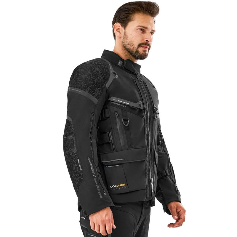 Bunda na motorku Shima Tracker černá
