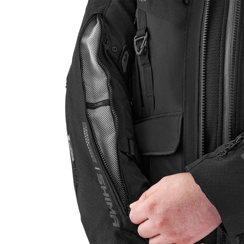 Bunda na motorku Shima Tracker černá