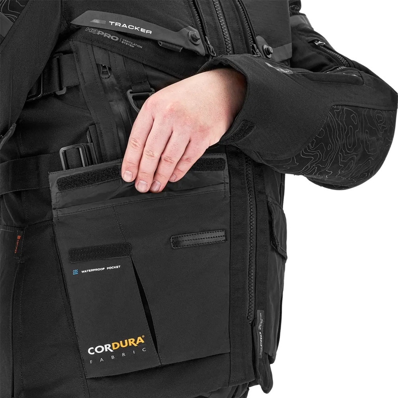 Bunda na motorku Shima Tracker černá