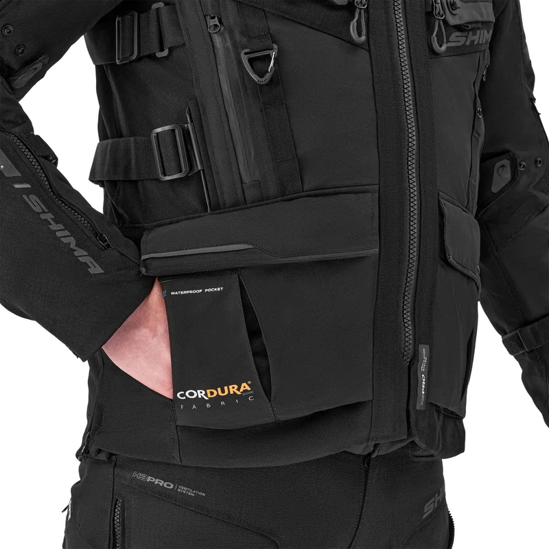 Bunda na motorku Shima Tracker černá