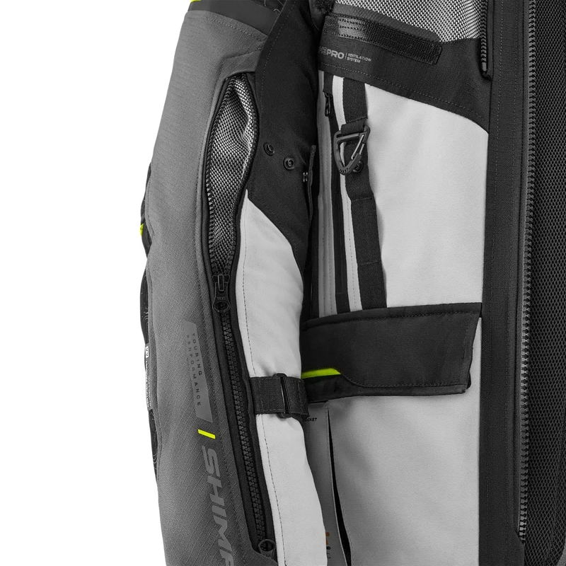 Bunda na motorku Shima Tracker šedá