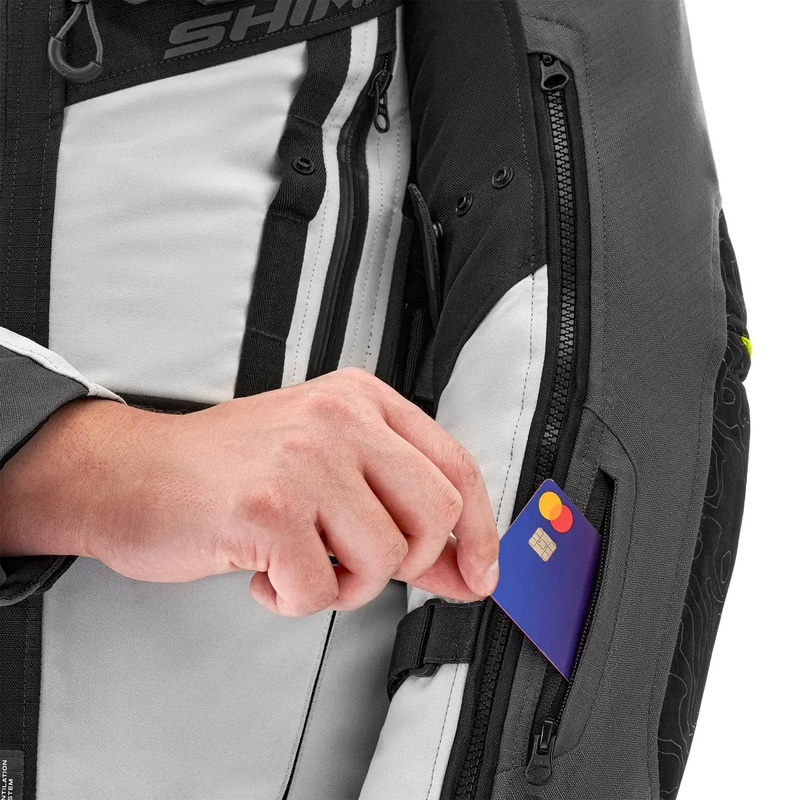 Bunda na motorku Shima Tracker šedá